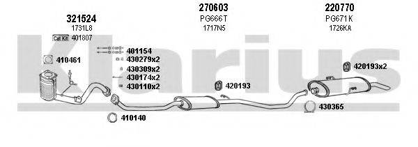 KLARIUS 630762E Система випуску ОГ
