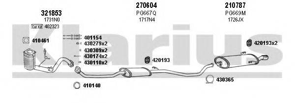 KLARIUS 630768E Система випуску ОГ