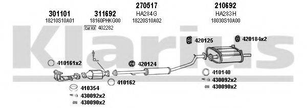KLARIUS 420218E Система випуску ОГ