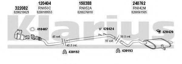 KLARIUS 720918E Система випуску ОГ