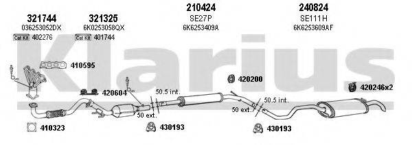KLARIUS 790220E Система випуску ОГ