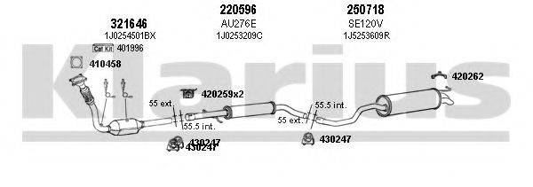 KLARIUS 790242E Система випуску ОГ