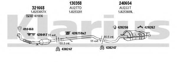 KLARIUS 790263E Система випуску ОГ