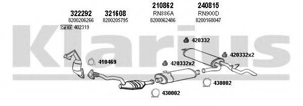 KLARIUS 720869E Система випуску ОГ