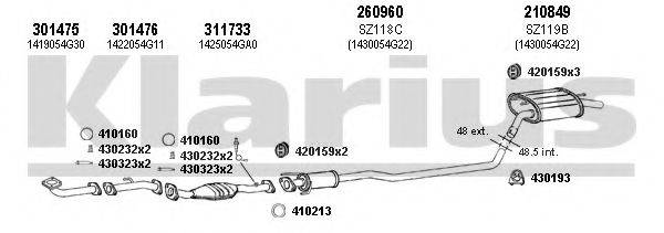 KLARIUS 820109E Система випуску ОГ