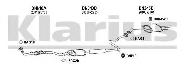 KLARIUS 270263U Система випуску ОГ