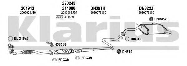 KLARIUS 270269U Система випуску ОГ