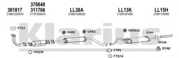 KLARIUS 490049U Система випуску ОГ
