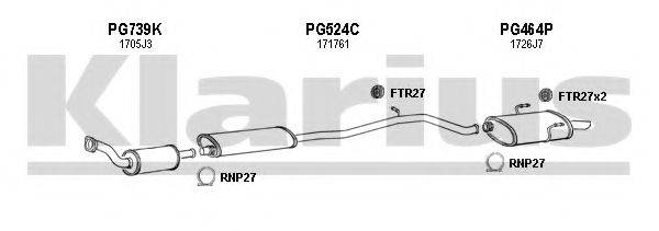 KLARIUS 630359U Система випуску ОГ