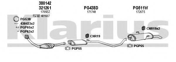 KLARIUS 630636U Система випуску ОГ