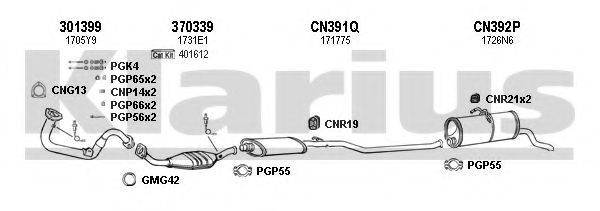 KLARIUS 630925U Система випуску ОГ