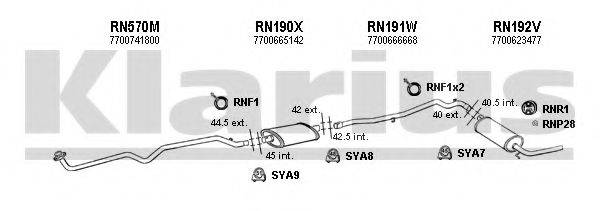 KLARIUS 720415U Система випуску ОГ