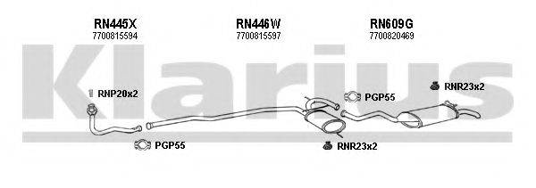 KLARIUS 720627U Система випуску ОГ