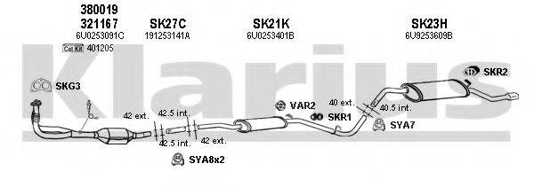 KLARIUS 780013U Система випуску ОГ