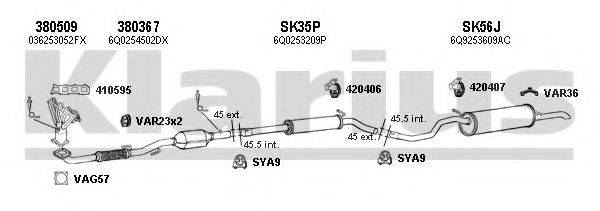 KLARIUS 780090U Система випуску ОГ