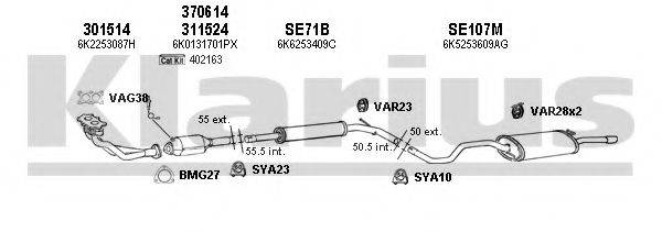 KLARIUS 790131U Система випуску ОГ