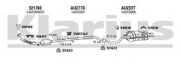 KLARIUS 790261U Система випуску ОГ