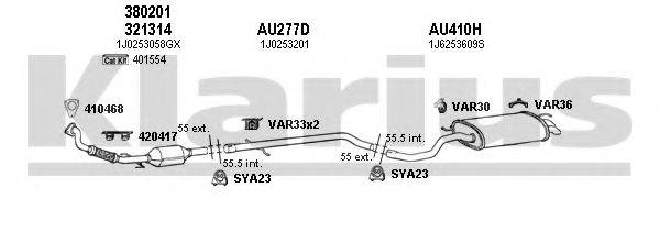 KLARIUS 790320U Система випуску ОГ