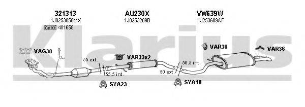 KLARIUS 790342U Система випуску ОГ