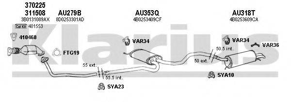 KLARIUS 940519U Система випуску ОГ