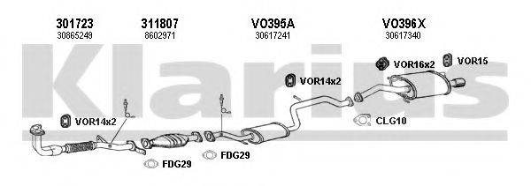 KLARIUS 960345U Система випуску ОГ