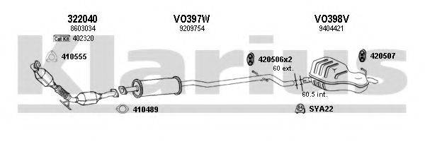 KLARIUS 960351U Система випуску ОГ