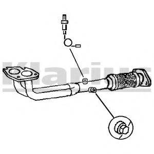 KLARIUS 301120 Труба вихлопного газу