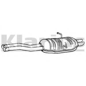 KLARIUS BM369D Глушник вихлопних газів кінцевий