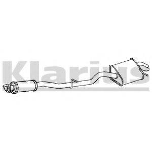 KLARIUS MZ433H Глушник вихлопних газів кінцевий