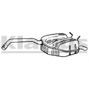KLARIUS RN684W Глушник вихлопних газів кінцевий