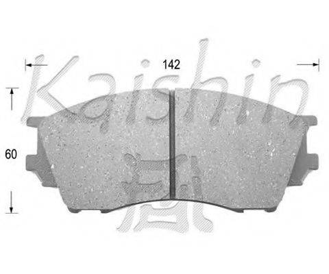 KAISHIN D3098 Комплект гальмівних колодок, дискове гальмо