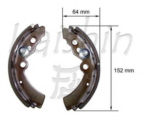 KAISHIN K9915 Комплект гальмівних колодок