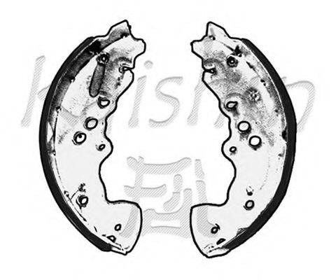 KAISHIN K9968 Комплект гальмівних колодок