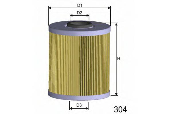 MISFAT F608 Паливний фільтр