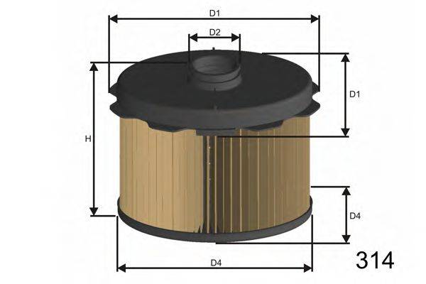 MISFAT FM646 Паливний фільтр