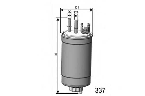 MISFAT M249 Паливний фільтр