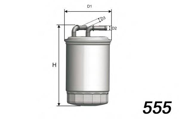 MISFAT M518 Паливний фільтр