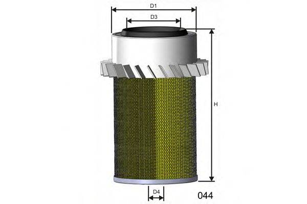 MISFAT R878 Повітряний фільтр