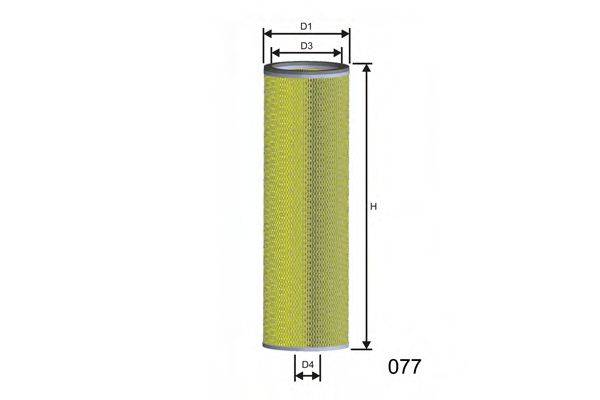 MISFAT R453 Повітряний фільтр