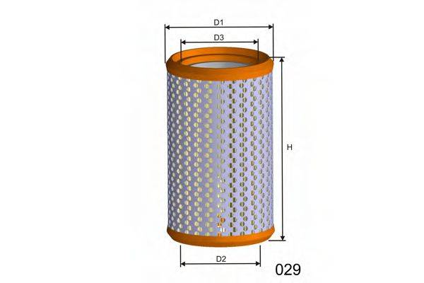 MISFAT R081A Повітряний фільтр