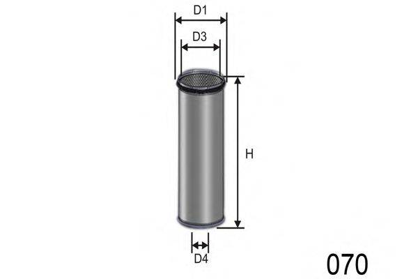 MISFAT R166 Повітряний фільтр