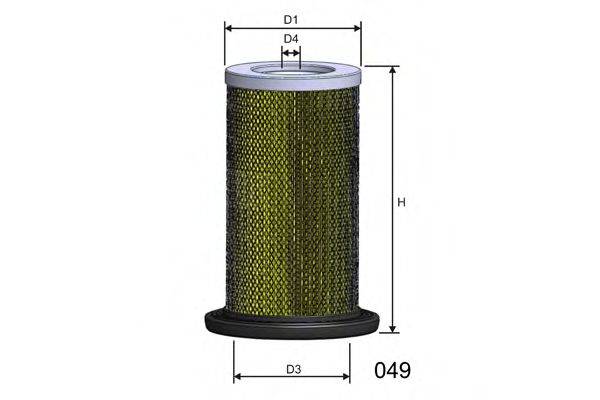 MISFAT R222 Повітряний фільтр