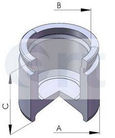ERT 150282C Поршень, корпус скоби гальма