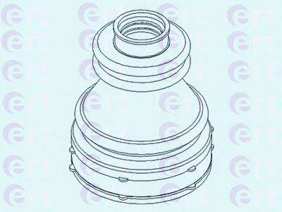 ERT 500444 Комплект пильника, приводний вал