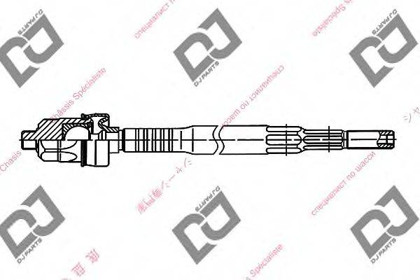 DJ PARTS DR1041 Осьовий шарнір, рульова тяга