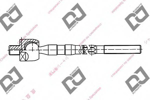 DJ PARTS DR1048 Осьовий шарнір, рульова тяга