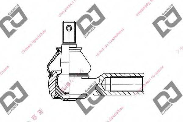 DJ PARTS DE1046 Наконечник поперечної кермової тяги