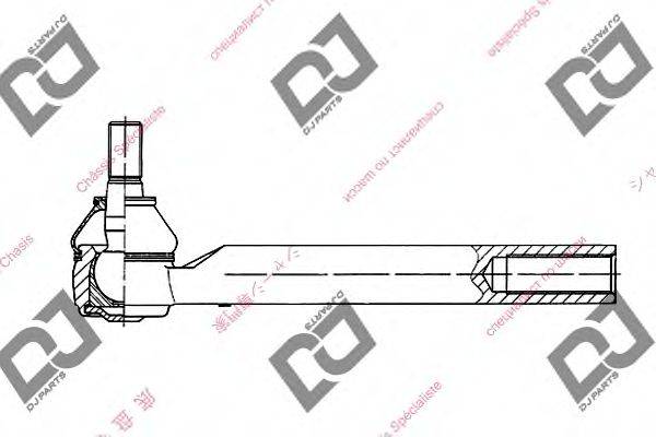 DJ PARTS DE1079 Наконечник поперечної кермової тяги