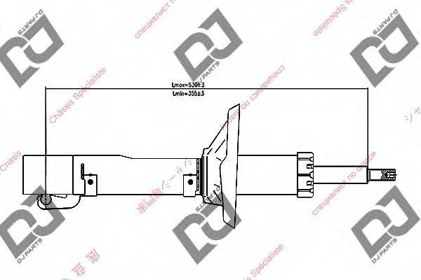 DJ PARTS DS1206GS Амортизатор