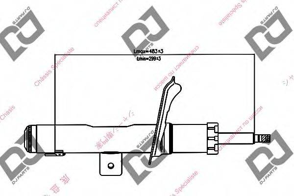 DJ PARTS DS1216GS Амортизатор